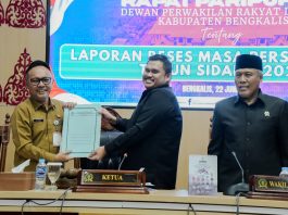 Wakili Bupati, Sekda Bengkalis Terima Laporan Reses Masa Sidang II Tahun 2026