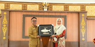 Wakili Bupati Bengkalis, Sekda Sambut dan Lepas 485 Mahasiswa Kukerta UNRI