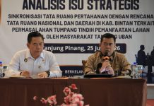 Rakor Pematangan Analisis Tata Ruang Terkait Lahan TNI AL dan Masyarakat Tanjung Uban, Begini Kata Sekda