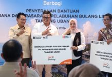 Bank BNI Serahkan CSR Elektronik ke Pelabuhan Bulang Linggi
