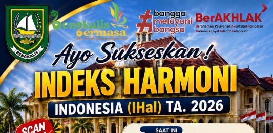 Bupati Kasmarni Ajak Warga Bengkalis Berpartisipasi Pengukuran Indeks Harmoni Indonesia 2026