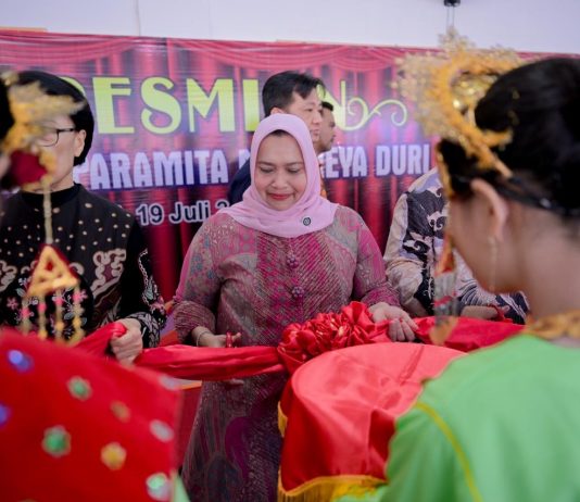 Gedung Baru SMK Paramita Maitreya Duri, Kasmarni: Investasi Ciptakan Generasi Unggul di Bengkalis