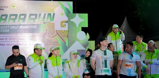 Hadiri Riau Bhayangkara Run 2026, Bupati Bengkalis: Perkuat Sinergi dan Kampanyekan Kepedulian Lingkungan