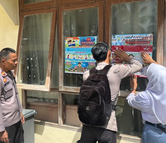 Sosialisasi Anti Bullying di Sekolah, AKBP Novyan: Ciptakan Generasi Muda Natuna Berakhlak Mulia 