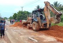 Viral di Protes Warga, Jalan Agro Kampung Banjar Baru Langsung Diperbaiki Pemda