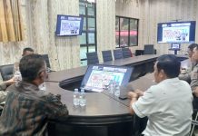 Lewat Zoom Meeting, Polres Natuna Hadiri Pelantikan Pengurus KBPP Polri di Jakarta