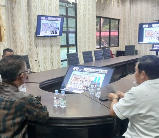 Lewat Zoom Meeting, Polres Natuna Hadiri Pelantikan Pengurus KBPP Polri di Jakarta