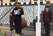 Hari Bhayangkara ke-80, Kapolres Kepulauan Anambas Bacakan Amanat Presiden RI