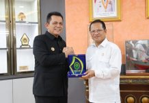 Ansar Terima Silaturahmi Ketua Pengadilan Tinggi Kepri Jelang Pindah Tugas