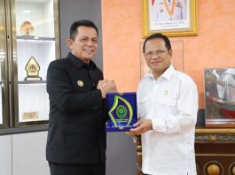 Ansar Terima Silaturahmi Ketua Pengadilan Tinggi Kepri Jelang Pindah Tugas