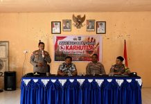 Polsek Bunguran Timur Sosialisasi Cegah Karhutla di Desa Batu Gajah