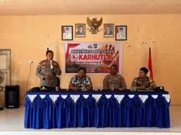 Polsek Bunguran Timur Sosialisasi Cegah Karhutla di Desa Batu Gajah