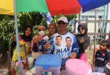 HUT ke-25 Partai Demokrat di Desa Putik, Berkah Pedagang Kecil Anambas