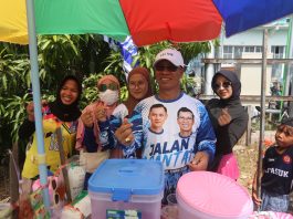 HUT ke-25 Partai Demokrat di Desa Putik, Berkah Pedagang Kecil Anambas
