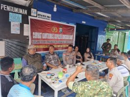 Jumat Curhat Kamtibmas, Polsek Bunguran Barat Fokus Cegah Karhutla dan Kekerasan Anak