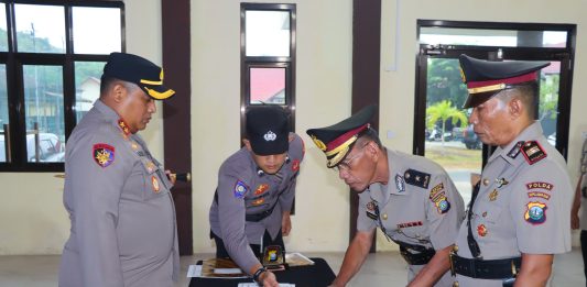 Kapolres Natuna Sertijab Sejumlah Pejabat Utama