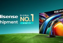 Semester I-2026, Hisense Pimpin Pasar Global TV 100 Inci ke Atas