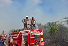 Tim Siaga Karhutla Polres Natuna Berhasil Padamkan Api di Dua Wilayah