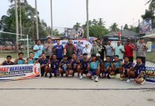 Sekda Bintan Buka Turnamen Bola Voli Semi Open Antar RW Cup V di Sebong Lagoi
