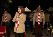 Buka Kemah Besar Pramuka Kwarcab Bintan, Ini Pesan Wabup Deby