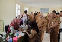 Bupati Kasmarni Tinjau Program Kesehatan Gratis di MAN 1 Bengkalis
