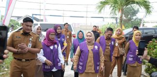 Pastikan Pelayanan Kesehatan Dasar di Bengkalis Optimal, Kasmarni Tinjau Posyandu Kelapa Hijau 2