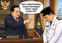 Keluar Negeri Tanpa Izin, Dua Bupati Ini Dinonaktifkan Mendagri