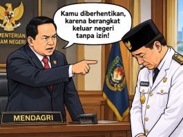 Keluar Negeri Tanpa Izin, Dua Bupati Ini Dinonaktifkan Mendagri