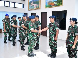 Sembilan Perwira Naik Pangkat, Ini Pesan Danlanud RSA Natuna