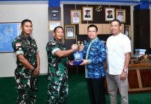 Courtesy Call, Danlanud RSA Natuna Gelar Pertemuan dengan Bupati Kepulauan Anambas