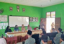 Cegah Kekerasan dan TPPO, Satbinmas Polres Natuna Edukasi Pelajar MTsN 2 Natuna