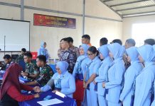 HUT ke-79 Korpasgat, PIA Ardhya Garini Lanud RSA Natuna Turut Andil Donor Darah