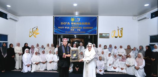 Rangkaian HUT ke-70, PIA Ardhya Garini Lanud RSA Natuna Gelar Ceramah Agama dan Doa Bersama