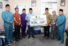 Terima Donasi Rp500 Juta dari BAZNAS Batam, Sekda: Segera di Salurkan ke Korban Gempa NTT
