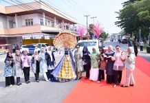 PIA Lanud RSA Raih Juara di Karnaval Budaya HUT ke-27 Natuna