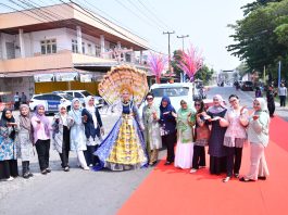 PIA Lanud RSA Raih Juara di Karnaval Budaya HUT ke-27 Natuna