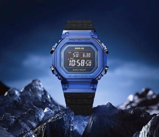 Casio MR-G Luncurkan Jam Tangan Kristal Safir Biru Edisi Terbatas